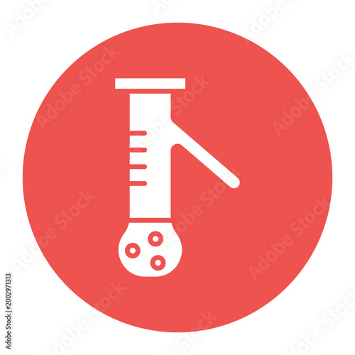 Canvas Print Sidearm Flask Icon