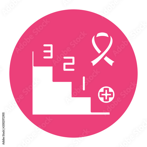 Принти на полотні Cancer Staging Icon