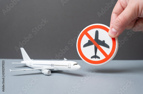 Принти на полотні Aircraft ban