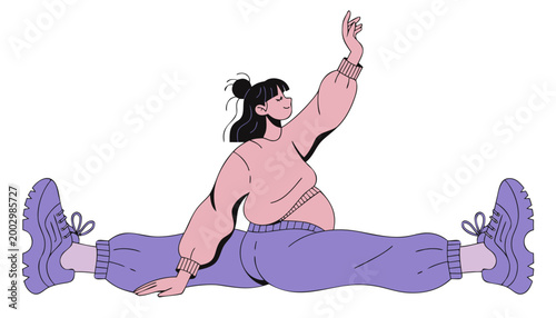 Holistic Wellness and Physical Flexibility Concept.eps