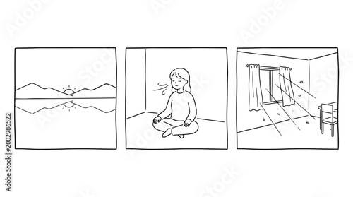 Mindfulness and serene moments of quiet reflection