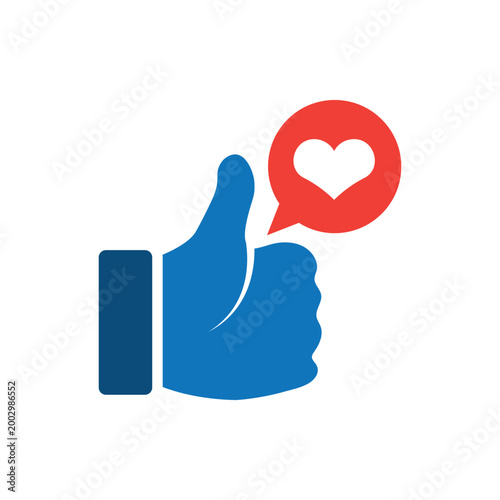 Social Like Engagement Feedback Icon