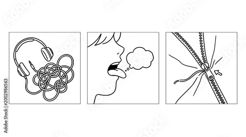 Tangled Headphones and Frustrated Moments