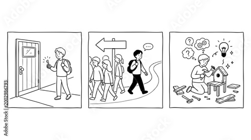 An Opening Door to New Opportunities Unfolding