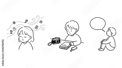 Child’s Journey Through Thoughts and Dreams