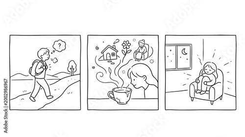 A Journey of Thoughts and Comforting Moments