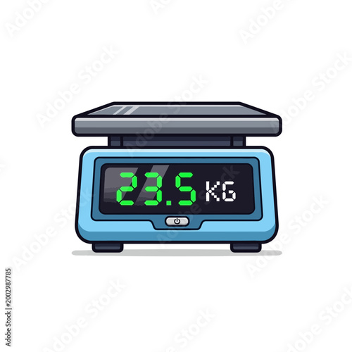 Digital Kitchen Scale Displaying 23.5 KG