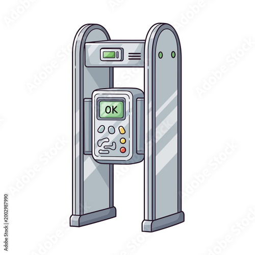 Security Metal Detector Archway with OK Signal