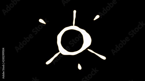Cartoon FX smoke burst explosion animation on a black background. 2d smoke explosion elements motion graphics hand-drawn animations of cartoon smoke explode effects with alpha channel