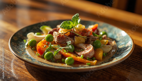 chicken and vegetable salad