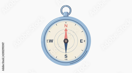 A classic navigational compass, a symbol of exploration and direction, points the way.