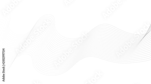 Abstract white waves line background minimalist ripple pattern texture design