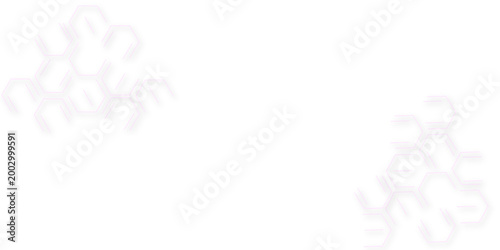 Modern White Background With Luxury pink Hexagonal Pattern For Contemporary Decor.
