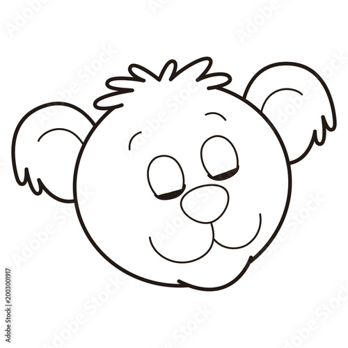 Canvas Print Cartoon koala