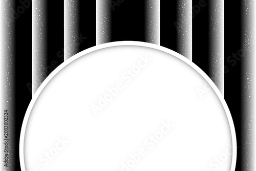 aesthetic frame SIMPLE DYNAMIC LINE art design with pattern black and white background