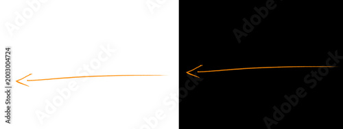 Wavy Orange Neon Line Pattern on Dark Background with High Contrast Minimal Abstract Motion Graphic Design Element

