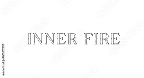 Inner Fire Text Graphic