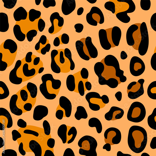 Seamless Pattern of Cat Spots
