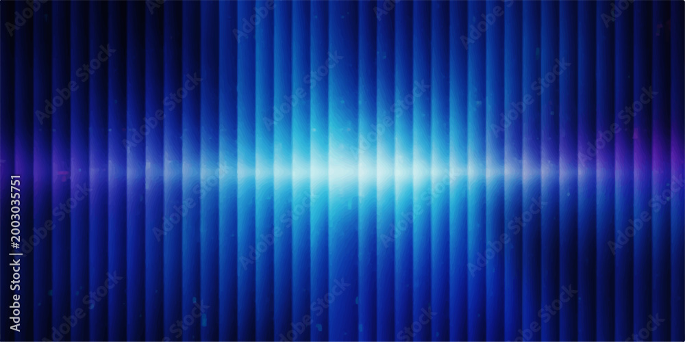 Fototapeta premium Abstract blue background with bright light gradient lines and a digital wave pattern design for a technology wallpaper vector illustration backdrop