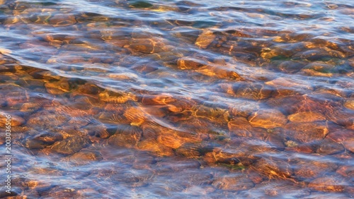 Bilde på lerret The cold, clear water of Lake Baikal