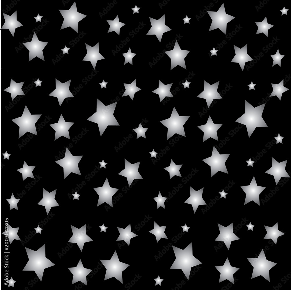 Fototapeta premium stars on black background