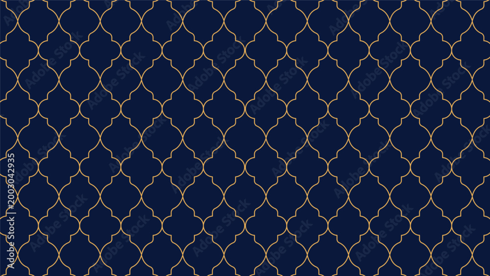 Fototapeta premium Arabic pattern background luxury geometric