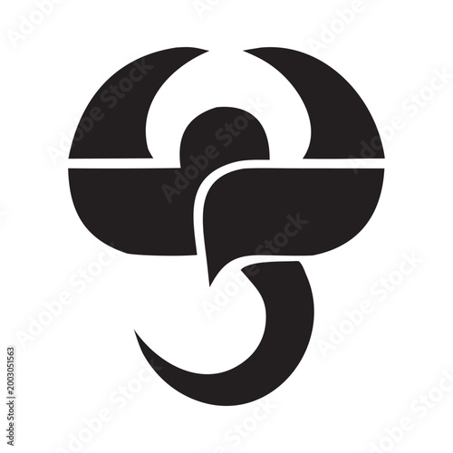Abstract Elegant Scorpion Logo Design