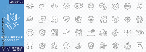 Photos Trust icon set