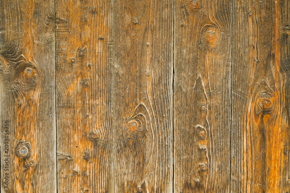 Fototapeta premium Weathered Wooden Planks Texture Background.