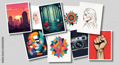 montage of images