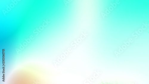 Принти на полотні Abstract bright cyan blue and white gradient background isolated on transparent