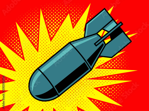 A clean flat vector illustration of a set of military rockets and missiles in different shapes and sizes