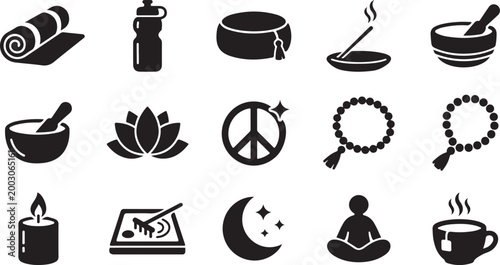 Black and white of cooking utensils kitchen tools and food preparation symbols black white cooking utensils