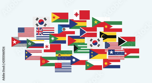 Free Download Collection of various international flags. - GFXLoad