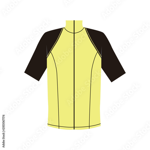 Short-sleeve rash guard