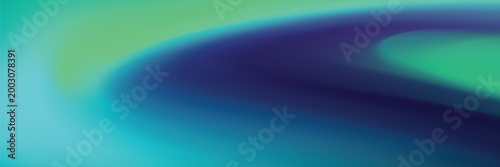 Northern lights, polar lights, luminescence. Vector blurred background.