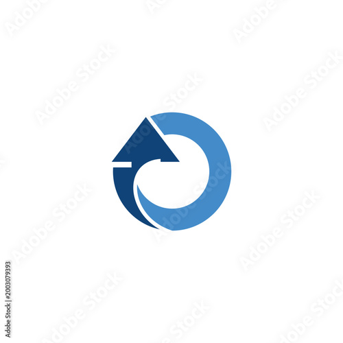 Free Download Letter O arrow logo initial design, Finance logo business vector design icons. - GFXLoad