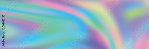 Iridescent marbled holographic texture in vibrant neon and pastel colors. Trippy and distorted image with light diffraction effect in psychedelic 80s-90s vaporwave style.