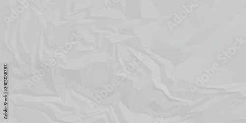 Abstract white and gray parchment wrapping crumpled paper texture. creased page wrinkle retro rough distressed damage paper texture background.