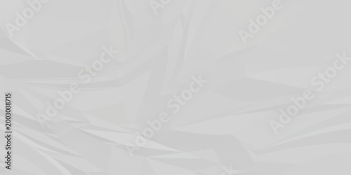 Abstract white and gray parchment wrapping crumpled paper texture. creased page wrinkle retro rough distressed damage paper texture background.