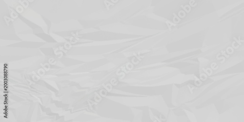 Abstract white and gray parchment wrapping crumpled paper texture. creased page wrinkle retro rough distressed damage paper texture background.