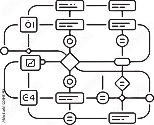 Diagram of AI recommendation engine flow
