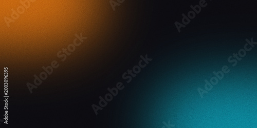 Photos Vibrant orange and blue gradient textured background with dark tones and glowing