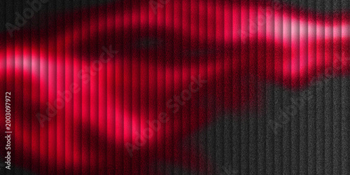 Quadro em tela Crimson Lights Dance: A captivating display of abstract crimson lights gracefully illuminate the subtle textures, creating an alluring and vivid composition