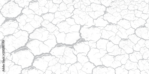 Cracked dry earth texture in abstract white and grey pattern with organic texture dry ground drought arid weathered earth abstract desolate backdrop weathered desperation