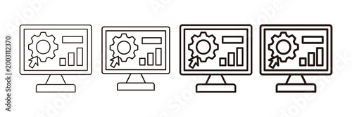Administration  Icon Set Different Style Collection