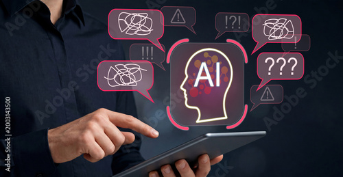 Photos AI misinformation and incorrect responses in chatbot communication