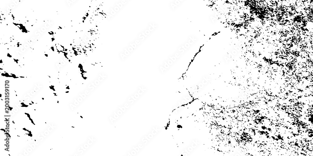 Fototapeta premium Distressed grain texture vector illustration dirt messy splash overlay and black and white Dust distress grungy effect paint. Vertical scratch rustic surface effect monochrome texture composed dust.