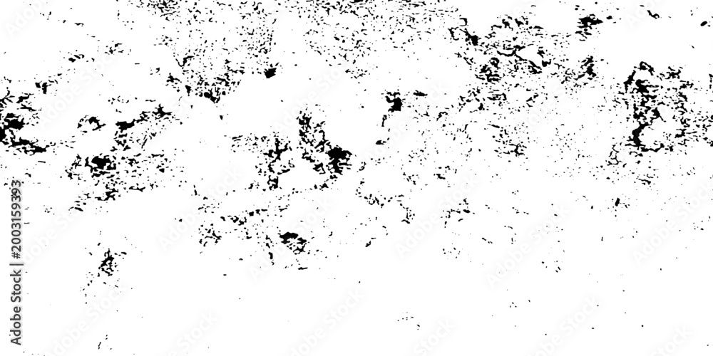 Fototapeta premium Distressed grain texture vector illustration dirt messy splash overlay and black and white Dust distress grungy effect paint. Vertical scratch rustic surface effect monochrome texture composed dust.