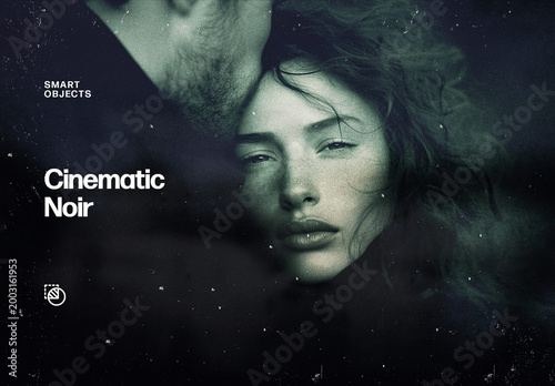 Cinematic Photo Effect – Noir for Album Cover & Social Media (PSD)